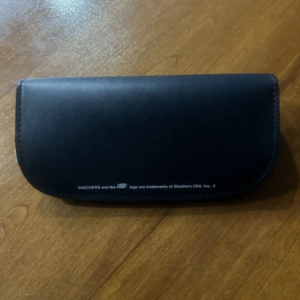 Skechers Sunglass Glasses Case Navy Blue Rainbow Strap Retro (Case Only)